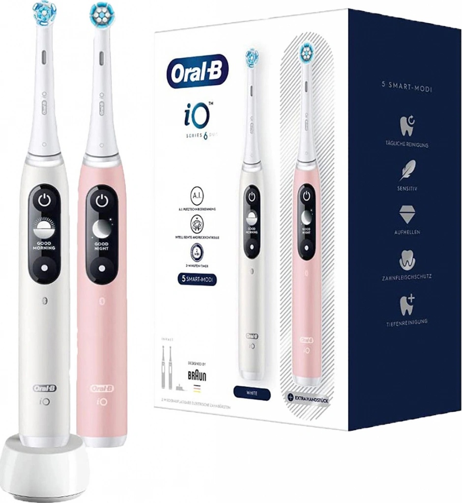 Oral-B iO Series 6 Duo White/Pink