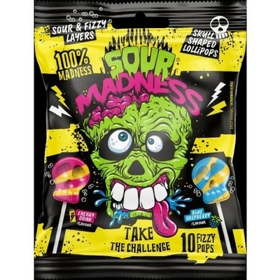 Sour Madness Lollipop 90 g