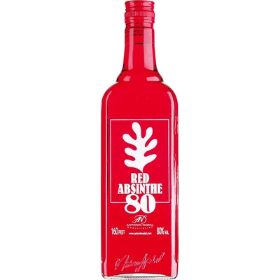 Absinthe Tunel Red 80% 0,7 l (čistá fľaša)