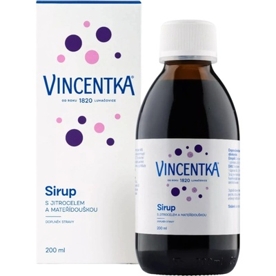 Vincentka sirup 200 ml