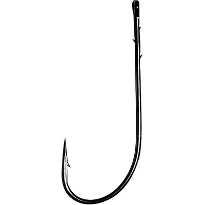 Gamakatsu Worm 34 Hooks Black vel.4 5 ks
