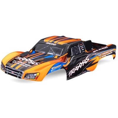 Traxxas каросерия Slash 2WD оранжева (безщипкова)