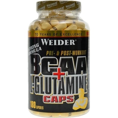 Weider BCAA + L-Glutamine 180 kapsúl