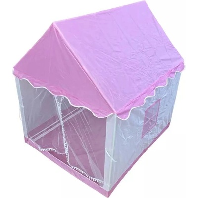 Manyuk Toys Игрална палатка - розова, 100×120×130 см (hun-38)