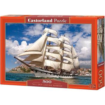 Image 1 of Castorland Пъзел Castorland от 500 части - Кораб, отплаващ от пристанището (B-52851)