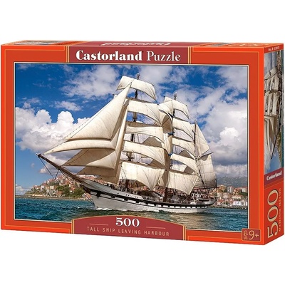 Castorland Пъзел Castorland от 500 части - Кораб, отплаващ от пристанището (B-52851)
