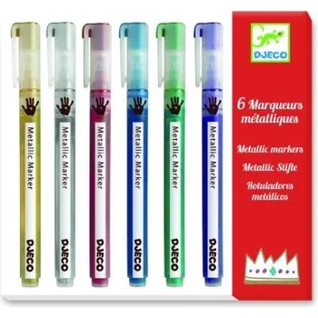 DJECO - Творчески комплект - Маркери металик (DJ08870)