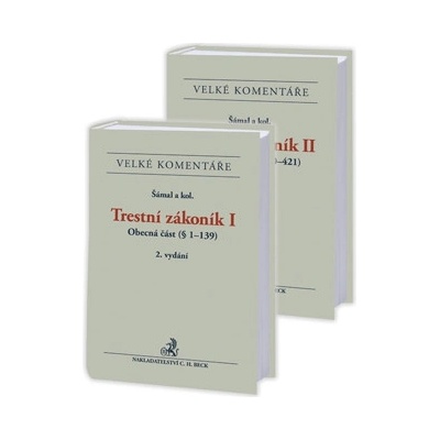 Trestní zákoník Komnetář I + II. díl