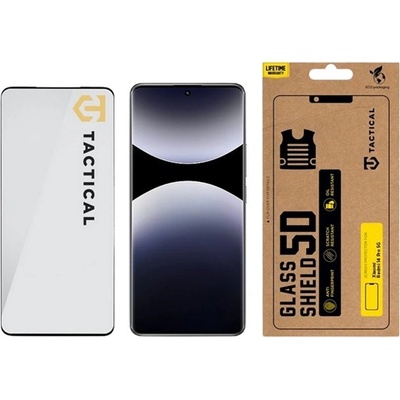 Tactical Poco X7 / Redmi Note 14 Pro 5G / Redmi Note 14 Pro 4G TACTICAL GLASS SHIELD 5D екранен протектор стъкло 5D, 9H, BLACK 57983124113 (57983124113)