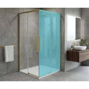 SAPHO Lux - Душ врата 90 см, прозрачно стъкло/златисто GU2190G (GU2190G)