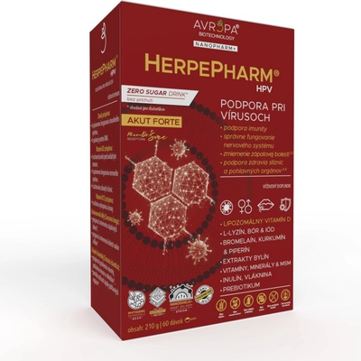 Avropa HerpePharm HPV prášok bez príchute 210 g