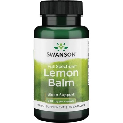 Swanson Full Spectrum Lemon Balm [60 капсули]