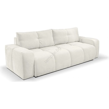 Laski Разтегателен тапициран триместен диван almada с място за съхранение - бежов (lk0058)