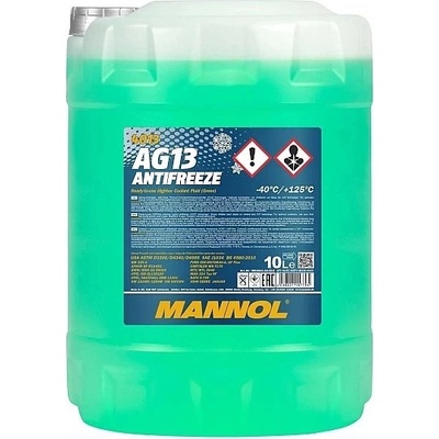 MANNOL Зелен антифриз Mannol Antifreeze AG13 (-40°C) Hightec 10л (MN 4013-10)