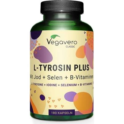 Vegavero L-Tyrosin Plus, 180 капсули, Vegavero (VV-VITA-339)