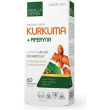 Medica Herbs Curcumin + Piperine 600 mg 60 kapsúl