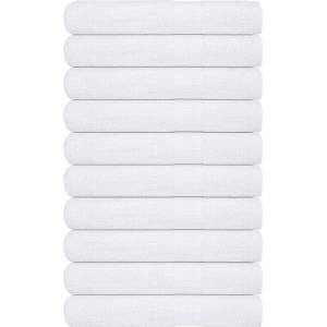 vidaXL Кърпи FROGN 10 бр. Бели 100x200 см 360 г/м2 (136667)
