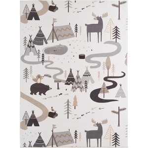 Ayyildiz Кремав детски килим подходящ за пране 120x170 cm Coco 1135 - Ayyildiz Carpets (COCO1201701135CREAM)