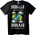 NOONEBRAND Тениска Иван е Титла - XL, Black