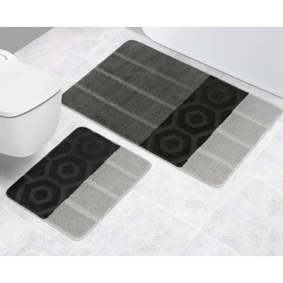 Bellatex Bany Pruhy černá 60 x 100 cm – Zboží Dáma