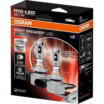OSRAM Комплект от 2 LED автомобилни крушки NIGHT BREAKER SMART H10 PY20d/7W/12V 6000K - Osram (OA0074)