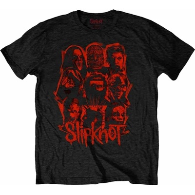 Slipknot tričko Wanyk Red Patch čierne
