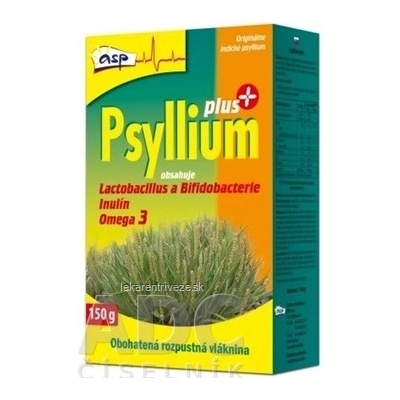 asp Psyllium PLUS rozpustná vláknina s laktobacilmi a bifidobaktériami 150 g