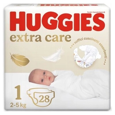 Huggies Extra Care 1 28 ks