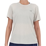 New Balance Дамска тениска New Balance Women's Athletics S/S Running shirt - Grey (916-1222-0513)