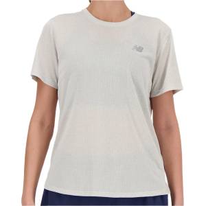 New Balance Дамска тениска New Balance Women's Athletics S/S Running shirt - Grey (916-1222-0513)