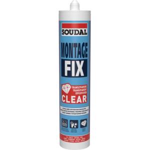 Soudal Монтажно лепило SOUDAL, Montage FIX Clear, 280 ml (SDL 145817)