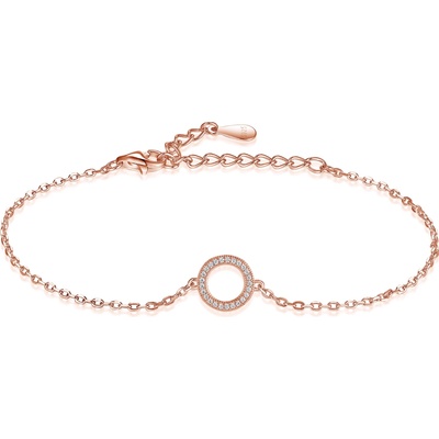 Olivie strieborný náramok KRUH ROSE 8059