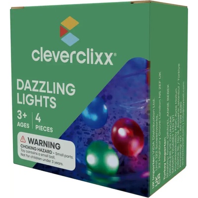 Cleverclixx Súprava guľôčok Dazzling Lights 4 ks