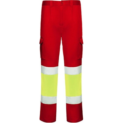 Roly reflexné pracovné nohavice HV9312 Red