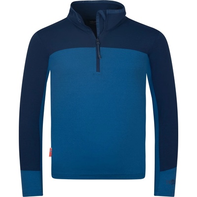 Trollkids Детска спортна тениска Trollkids Kid's Steinkjer Shirt Sport shirt - Alpine Blue / Dark Indigo - размер 164 (EU) (704-4654-0118)