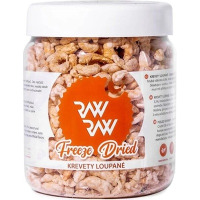 Raw Raw maškrty mrazom sušené krevety lúpané 60 g