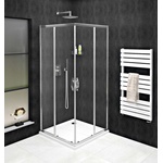 SAPHO Sigma Simply - Душ ъгъл 90x90 см, прозрачно стъкло/хром GS2190GS2190 (GS2190GS2190)