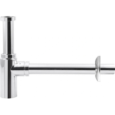 AQUALINE Umývadlový sifón 1'1 / 4, odpad 32mm, guľatý, chróm CV1003