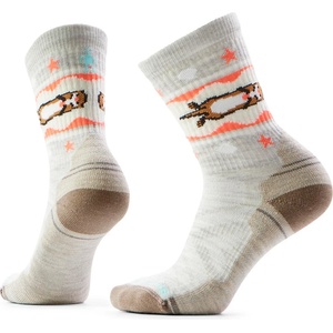 Smartwool Дамски туристически чорапи Smartwool Women's Hike Light Cushion Otter Float Crew Walking socks - Ash - размер 34-37 (EU) (207-1276-0111)