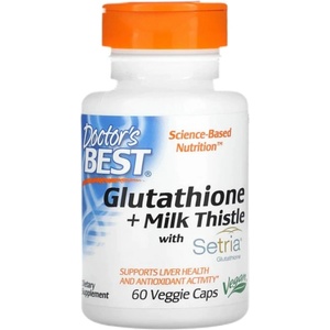 Doctor's Best Glutathione + Milk Thistle [60 капсули]