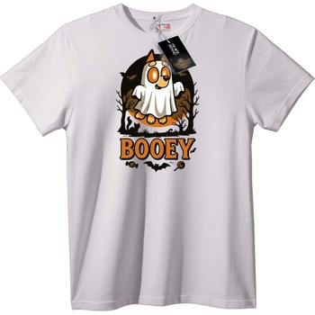 NOONEBRAND Тениска Halloween Призрачно Куче - S, White