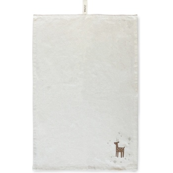 Juna Christmas Fable Кухненска кърпа с мотив елен, 50 x 70 см, кремава (637312)