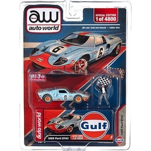 Auto World Ford GT40 6 1965 Gulf s figurkou 1:64