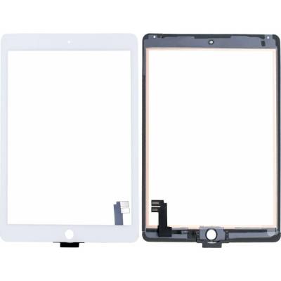 Dotykový digitizér iPad Air 2 (OCA předinstalovaný, nutná separace skla) – Aftermarket Plus – bílý IPD1089