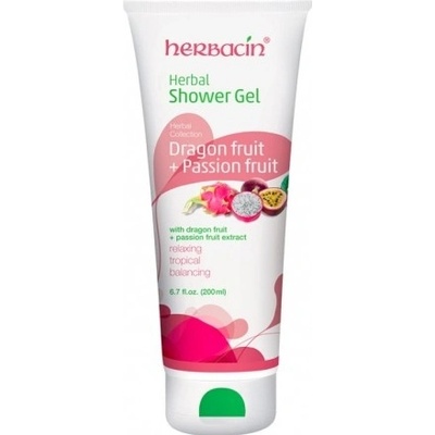 Herbacin Herbal sprchový gel dragon fruit + passion fruit 200 ml