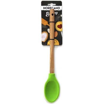 Horecano Bakery-Силиконова лъжица с дървена дръжка y-104 (5374) (0198709)