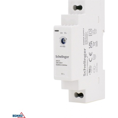 Schelinger DIN lištový napájací zdroj 12V 15W BM-A21-LDD015-1P-12V