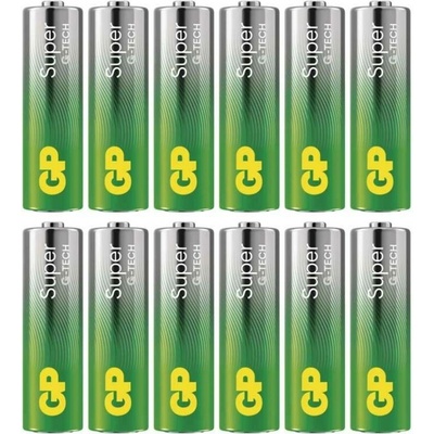 Alkalická baterie GP Super AA (LR6), 288 ks, display box