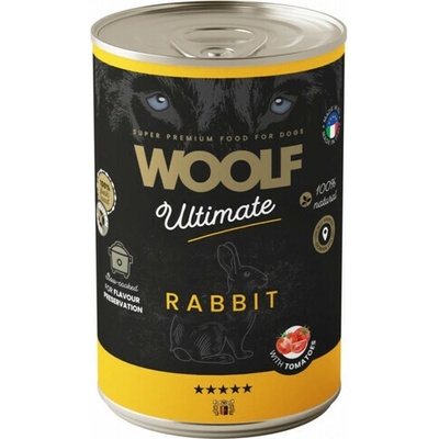 Woolf Ultimate Adult Dog Rabbit and Tomatoes 400 g