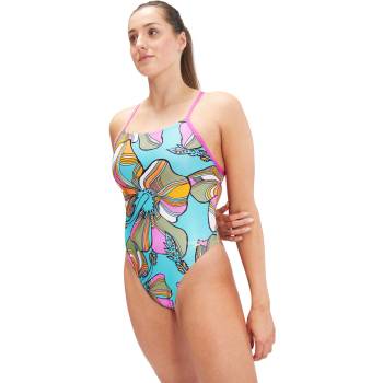 Speedo Цял бански allover digital tie-back